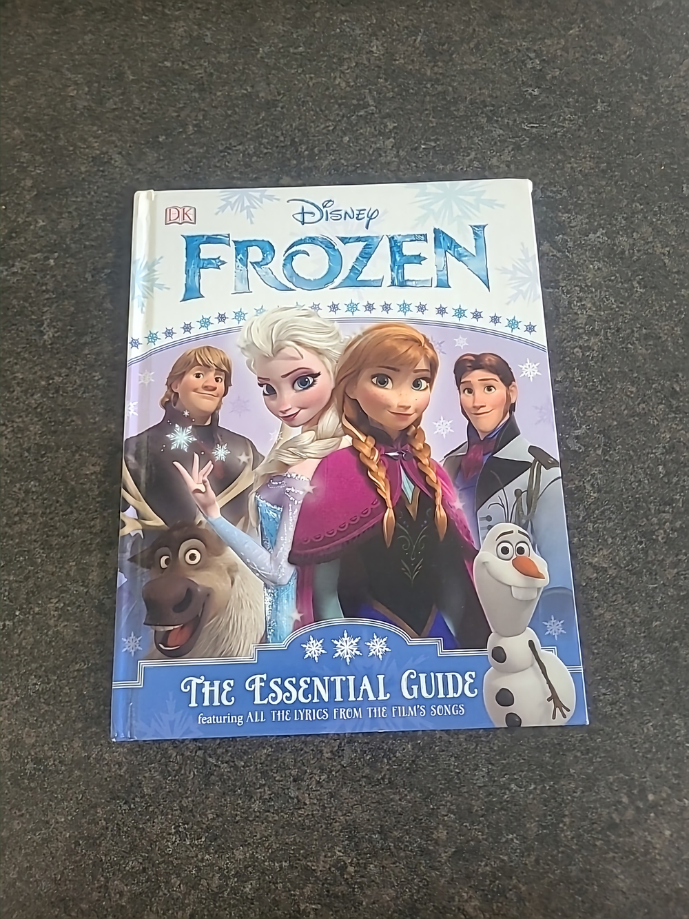 Disney Frozen The Essential Guide - Blue/Purple Cover Hard Cover